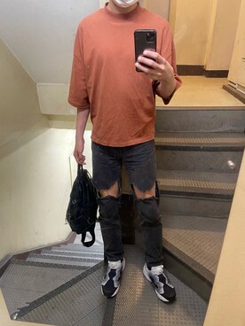 「FOREVER 21（フォーエバー トゥエンティーワン）のアイテム（パンツ）」を使った、JUNさん（メンズ・167cm）の夏コーディネート