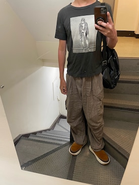 「アイテム（スリッポン）」を使った、JUNさん（メンズ・167cm・30代）の夏コーディネート