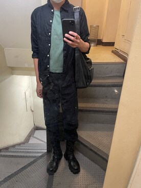 「ANAP（アナップ）のアイテム」を使った、JUNさん（メンズ・167cm）の夏コーディネート
