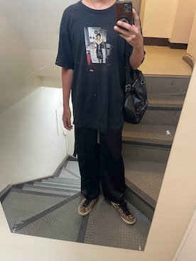 「アイテム（スニーカー）」を使った、JUNさん（メンズ・167cm・30代）の夏コーディネート