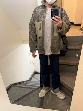 「H&M（エイチ・アンド・エム）のアイテム（ジャケット/アウター）」を使った、JUNさん（メンズ・167cm）の冬コーディネート