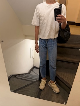 「SHEEN（シーン）のアイテム」を使った、JUNさん（メンズ・167cm）の夏コーディネート