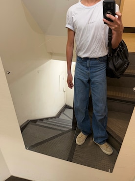 「H&M（エイチ・アンド・エム）のアイテム」を使った、JUNさん（メンズ・167cm）の夏コーディネート