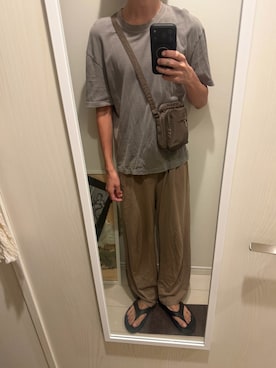 「classicalelf（クラシカルエルフ）のアイテム（パンツ）」を使った、JUNさん（メンズ・167cm）の秋コーディネート