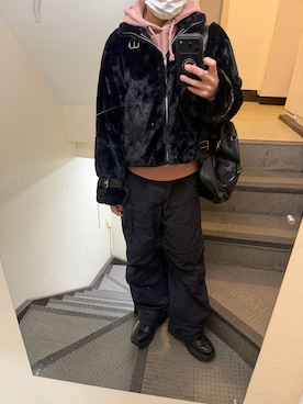 「SHEEN（シーン）のアイテム」を使った、JUNさん（メンズ・167cm）の冬コーディネート