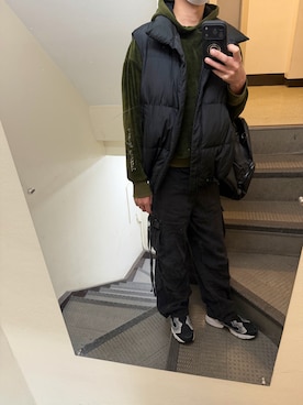 「アイテム（パーカー）」を使った、JUNさん（メンズ・167cm・30代）の秋コーディネート