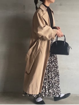 「SVEC（シュベック）のカンフーシューズ kung fu Shoes / ストラップパンプス（バレエシューズ）」を使った、⁑⁑ぁぃ⁑⁑さん（レディース・157cm）の秋コーディネート