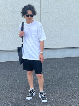「sacai」｜「アイテム（アクセサリー）」を使った、M.Wさん（メンズ・175cm）の夏コーディネート