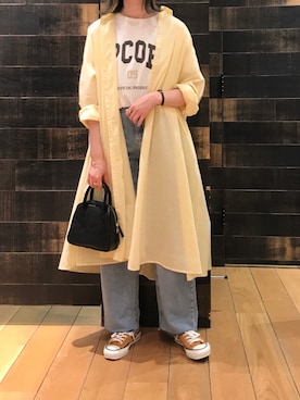 「TIDEWAY（タイドウェイ）のアイテム」を使った、mdt7さん（レディース・164cm）の春コーディネート