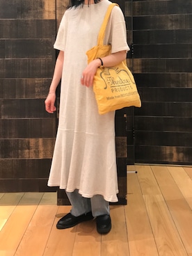 「ぺプラム」｜「アイテム（ワンピース/ドレス）」を使った、mdt7さん（レディース・164cm）の春コーディネート