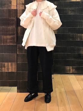 「PUAL CE CIN（ピュアルセシン）のアイテム（ブルゾン）」を使った、mdt7さん（レディース・164cm）の冬コーディネート