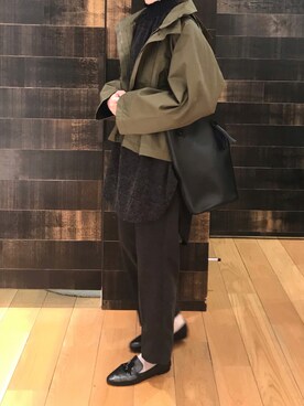 「刺繍」｜「アイテム（マウンテンパーカー）」を使った、mdt7さん（レディース・164cm）の秋コーディネート