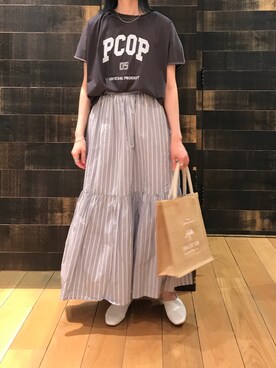「ジュートバッグ」｜mdt7さん（レディース・164cm）の春コーディネート