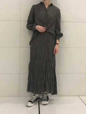 「ワッシャースカート」｜mdt7さん（レディース・164cm）の夏コーディネート