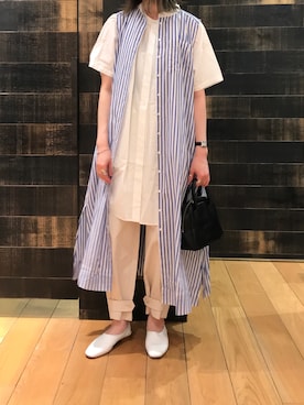 「TIDEWAY（タイドウェイ）のアイテム」を使った、mdt7さん（レディース・164cm）の夏コーディネート