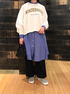 「TIDEWAY（タイドウェイ）のアイテム」を使った、mdt7さん（レディース・164cm）の春コーディネート