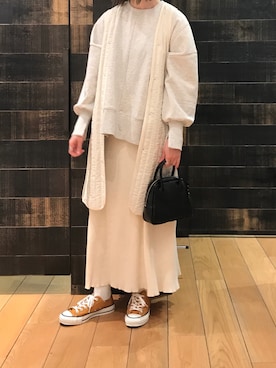 「PUAL CE CIN（ピュアルセシン）のアイテム（トレンチコート）」を使った、mdt7さん（レディース・164cm）の冬コーディネート