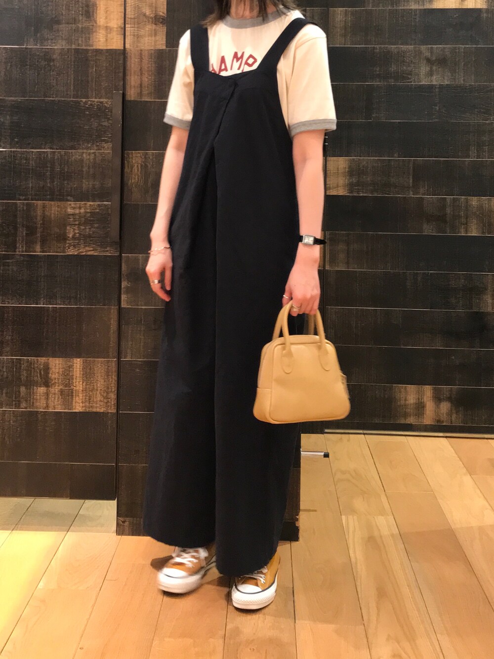 Du noir】コットンリネンサロペットを使った人気ファッション