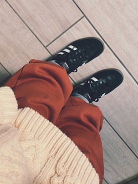 「adidas（アディダス）のサンバ OG / SAMBA OG / アディダスオリジナルス adidas Originals スニーカー（スニーカー）」を使った、natsumiさん（レディース・148cm）の冬コーディネート