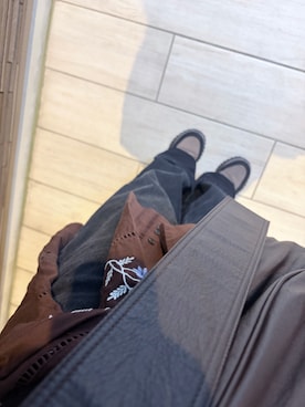 「TODAYFUL（トゥデイフル）のHenry's Denim（デニムパンツ、ブラック系）」を使った、natsumiさん（レディース・148cm）の秋コーディネート