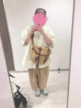 「アイテム（キャップ）」を使った、natsumiさん（レディース・148cm）の秋コーディネート