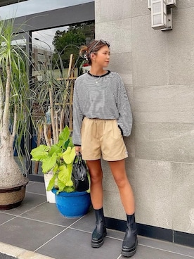 chikaさん（レディース・158cm）の秋コーディネート