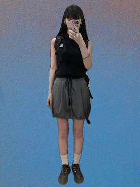 「アイテム（シューズ）」を使った、Manaさん（骨格ウェーブ・レディース・160cm）の夏コーディネート