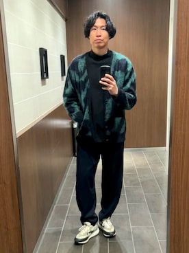 「SLICK（スリック）のアイテム」を使った、FUJIMAさん（メンズ・180cm）の春コーディネート