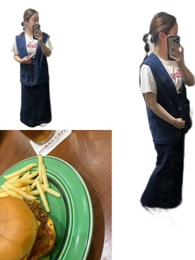 ぴよこさん（レディース・154cm）の夏コーディネート