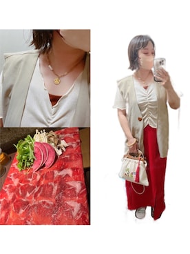 ぴよこさん（レディース・154cm）の夏コーディネート