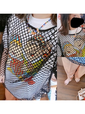 「シャーベットカラー」｜ぴよこさん（レディース・154cm）の夏コーディネート