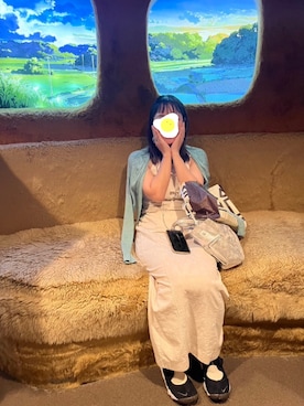 「ZARA（ザラ）のアイテム（ワンピース）」を使った、ぴよこさん（レディース・154cm）の夏コーディネート