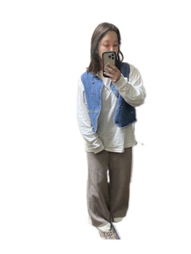 ぴよこさん(レディース・154cm)の春コーディネート