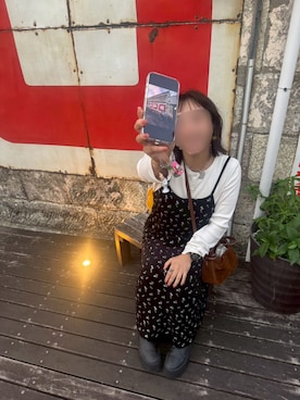 「ap retro（アプレトロ）のアイテム」を使った、ぴよこさん（レディース・154cm）の秋コーディネート