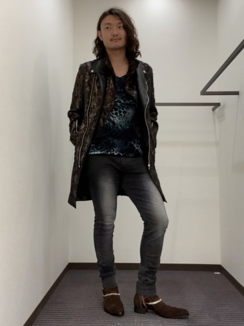 TORNADO MART ダイヤカットJQ パイソン ライダースコート TORNADO MART（トルネードマート）の「TORNADO MART∴ダイヤ