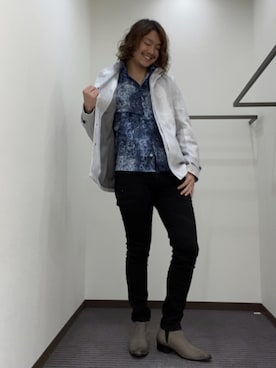 「アイテム（カバーオール）」を使った、shimadaさん（メンズ・175cm・20代）の秋コーディネート