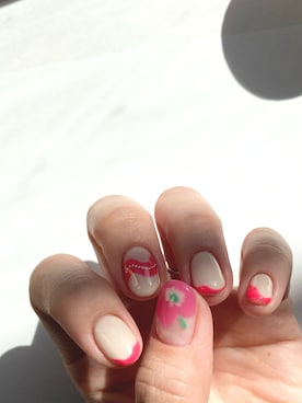 「ネイル」｜hiiiiitomiさん（レディース・145cm）の春コーディネート