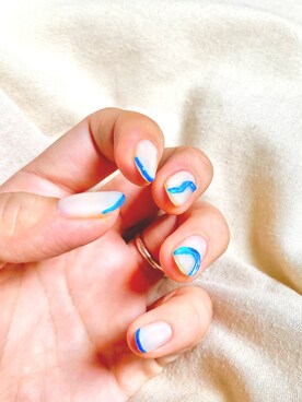 「ネイル」｜hiiiiitomiさん（レディース・145cm）の春コーディネート