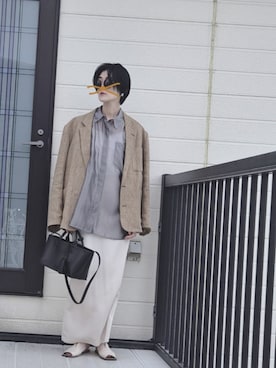 「NEUNA（ヌナ）のアイテム」を使った、miminyさん（レディース・173cm）の春コーディネート