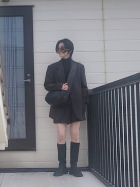 「アイテム（テーラードジャケット）」を使った、miminyさん（レディース・173cm）の秋コーディネート