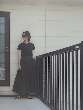 「サークルバッグ」｜miminyさん（レディース・172cm）の夏コーディネート