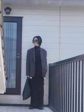 「アイテム（テーラードジャケット）」を使った、miminyさん（レディース・173cm）の秋コーディネート