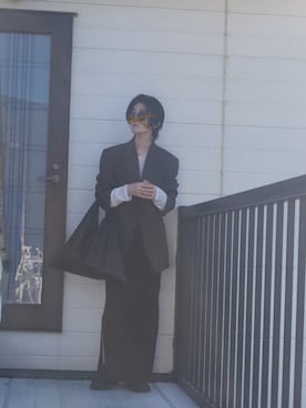 「アイテム（テーラードジャケット）」を使った、miminyさん（レディース・173cm）の秋コーディネート