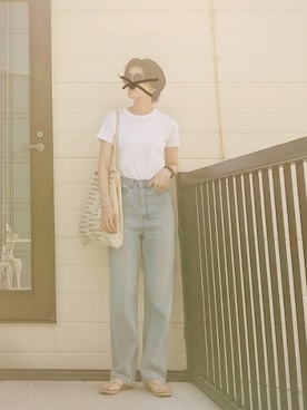 「UNIQLO U」｜miminyさん（レディース・172cm）の夏コーディネート