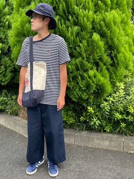 「エコバッグ」｜Mdskさん（メンズ・173cm・30代）の夏コーディネート