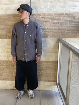 「YELLOWS PLUS（イエローズプラス）のアイテム」を使った、Mdskさん（メンズ・173cm）の春コーディネート