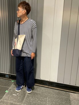 「エコバッグ」｜Mdskさん（メンズ・173cm・30代）の秋コーディネート