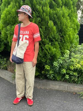 「エコバッグ」｜Mdskさん（メンズ・173cm・30代）の秋コーディネート