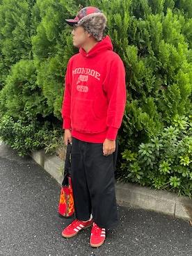 「PENDLETON（ペンドルトン）のアイテム（キャップ）」を使った、Mdskさん（メンズ・173cm）の秋コーディネート