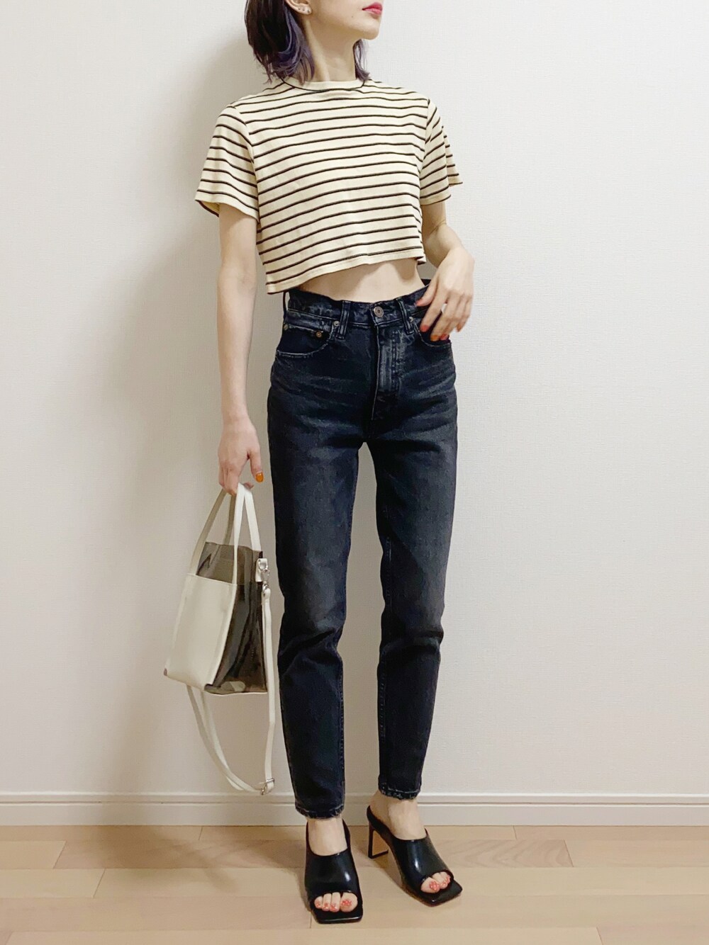 MOUSSY（マウジー）の「MVS BLACK SKINNY（デニムパンツ）」 - WEAR 